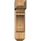 Ekena Millwork Olympic Craftsman Smooth Bracket w/ Offset Brace, Western Red Cedar, 7 1/2"W x 24"D x 28"H BKT0806X24X28OLY04SWR - alternate 4